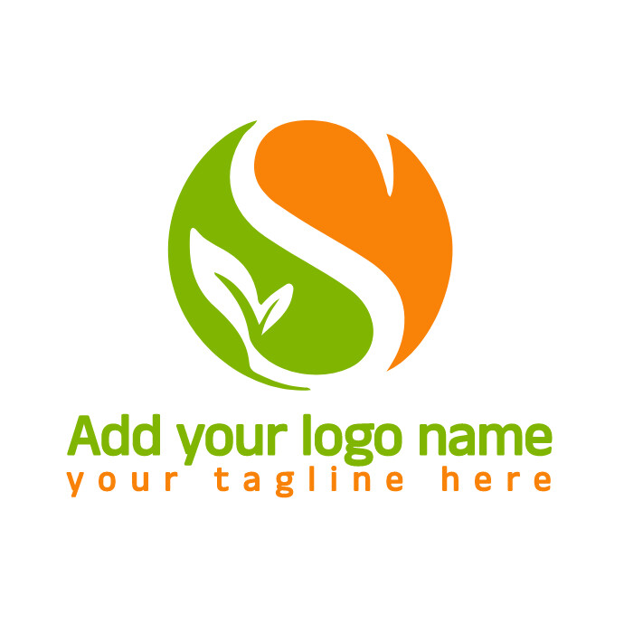 Letter S logo/Leaf logo/Business logo/Care template