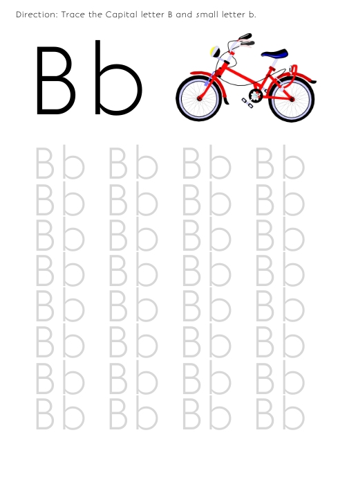 Capital B Math Capital Letter B Template