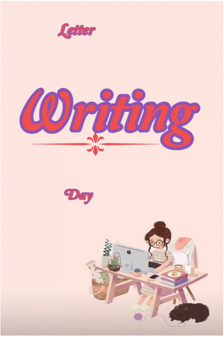 Letter writing day Template | PosterMyWall