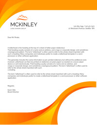 Белый Letterhead Flyer Template
