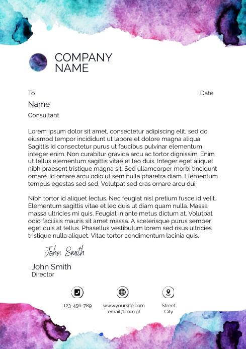 Free-Business-Letterhead-Template Free business letterhead template