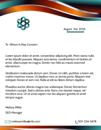 Hvid Business Letterhead Flyer Template