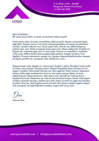 letterhead template A4