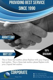 customizable design templates for leadership postermywall lgbt education and training flyer for a business free template