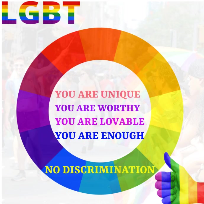 LGBT DESIGN TEMPLATE (1) Instagram Post