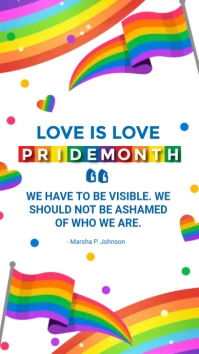 LGBTQ Pride Month Instagram Story Template