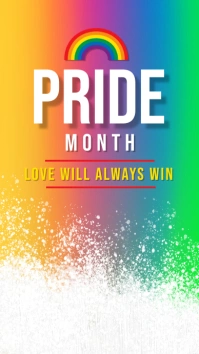 LGBTQ Pride Month Instagram Story Template