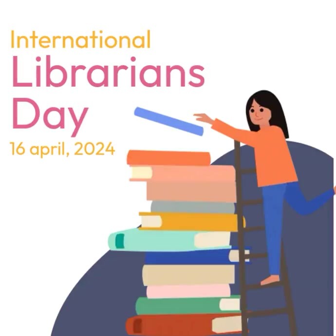 Library Events Diary Librarian Day Event Template | PosterMyWall