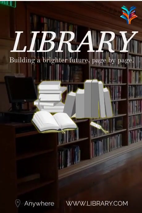 library ad Template | PosterMyWall