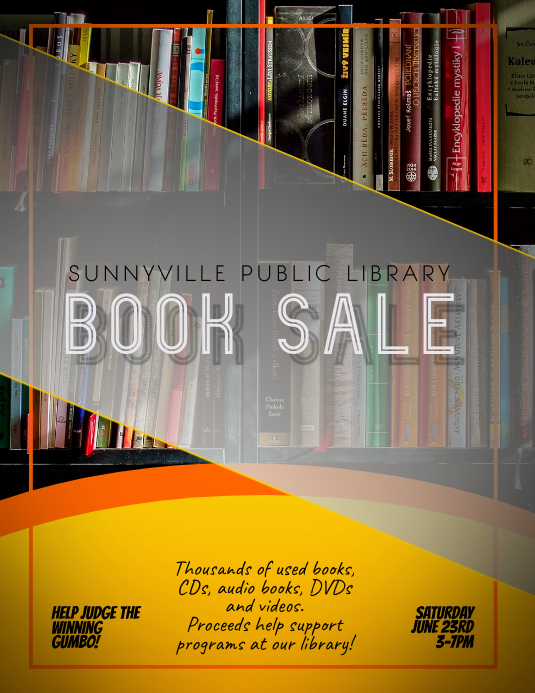 Library Book Sale Event Flyer Template PosterMyWall