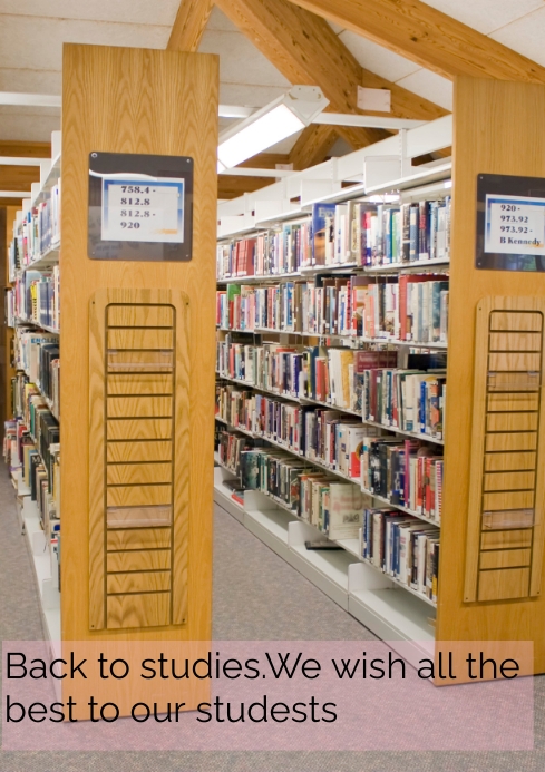 library A4 template