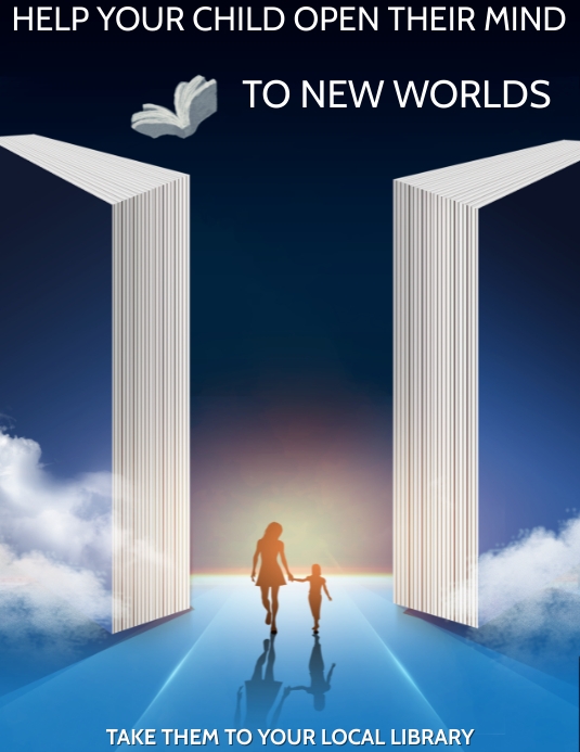 LIBRARY Templat | PosterMyWall