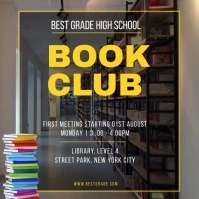 library Instagram Post template