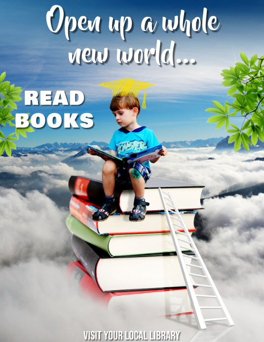 LIBRARY Template | PosterMyWall