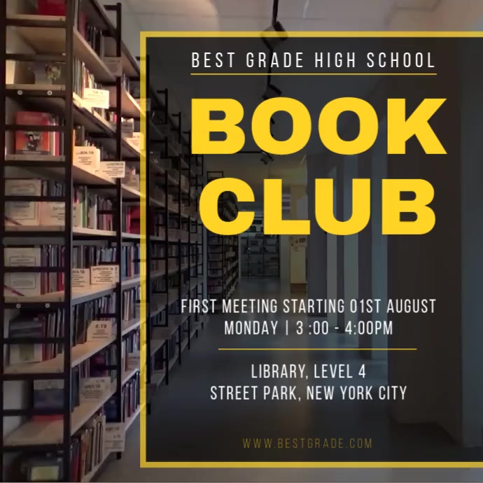 library Template | PosterMyWall