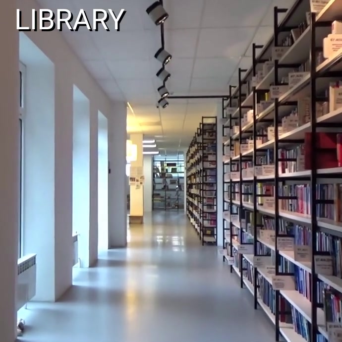 Library Design Template Copy of LIBRARY | PosterMyWall