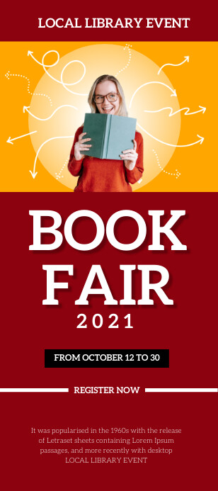 LIBRARY EVENT FLYER Template | PosterMyWall