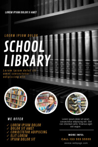 School Library Flyer Design Template | PosterMyWall