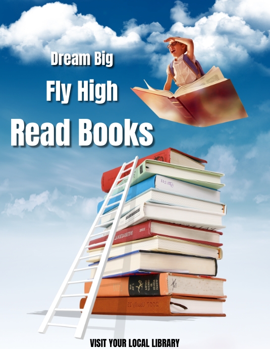 LIBRARY FLYER Template | PosterMyWall