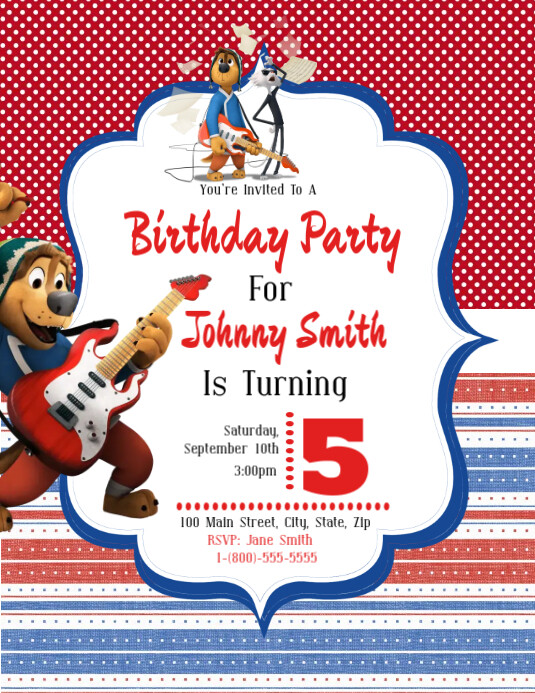 Rock Dog Birthday Party