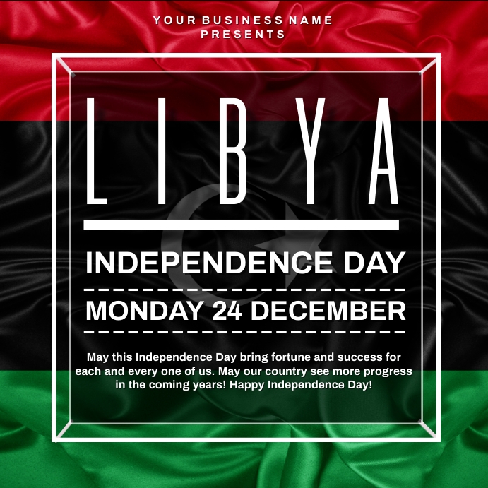 Libya Message Instagram template