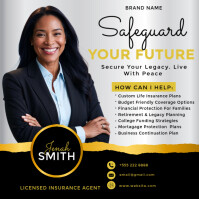 LICENSED INSURANCE AGENT Instagram 帖子 template