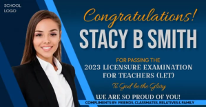 Licensure Examination for Teachers (LET) auf Facebook geteiltes Bild template