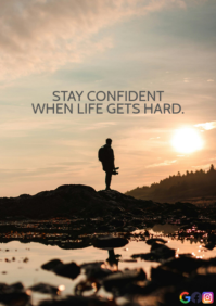 LIFE AND CONFIDENT QUOTE TEMPLATE A2