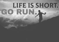 LIFE AND RUN QUOTE TEMPLATE A6