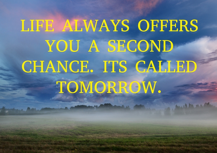 Plantilla de LIFE AND TOMORROW QUOTE TEMPLATE | PosterMyWall