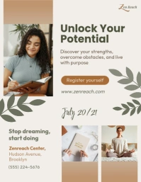 Life Coach Flyer Ulotka (US Letter) template