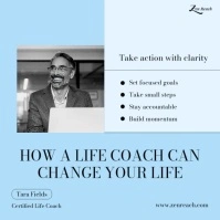 Life Coach Social Media Instagram Post template