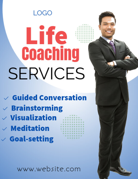 Life coaching services flyer template | PosterMyWall