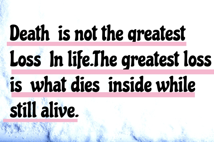 Life death alive Poster template