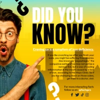Life Facts Instagram 帖子 template