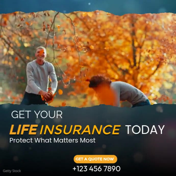 Insurance Ad Jr life insurance ad (1) Template | PosterMyWall