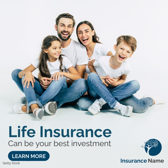 Ng Template Ng Banner Ng Kumpanya Ng Insurance Sa Buhay | PosterMyWall