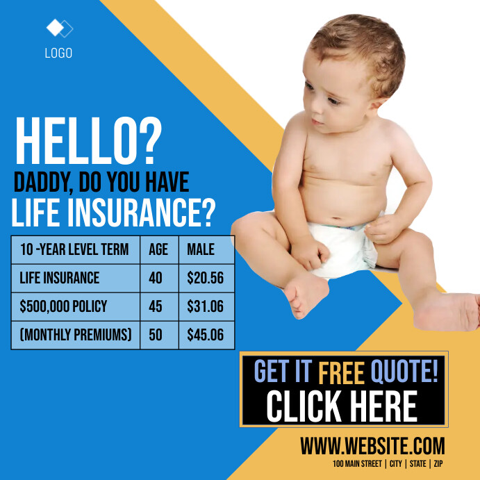 Life Insurance Template | PosterMyWall