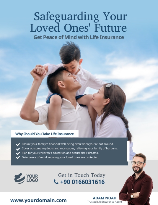 Life Insurance Flyer Ad Adverstisement | PosterMyWall