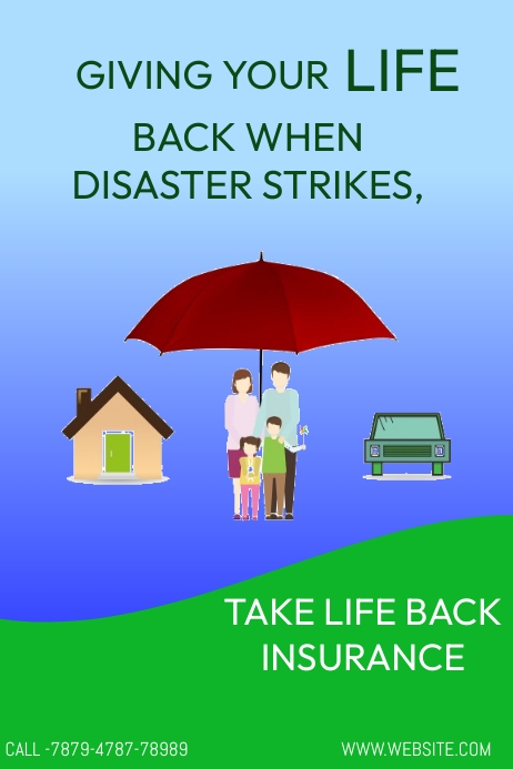 Life insurance template | PosterMyWall