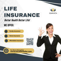 Life Insurance Design Life insurance template | PosterMyWall