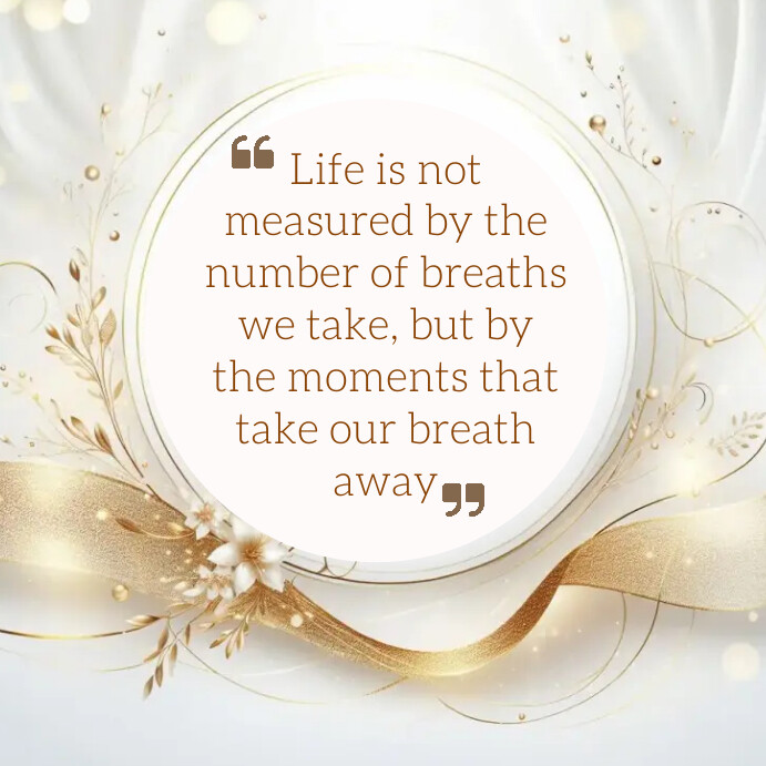 Life Quote Design Life Quote Template | PosterMyWall