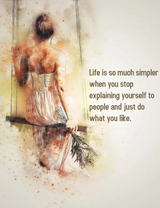 Life Quote Design Copy of Life Quote | PosterMyWall