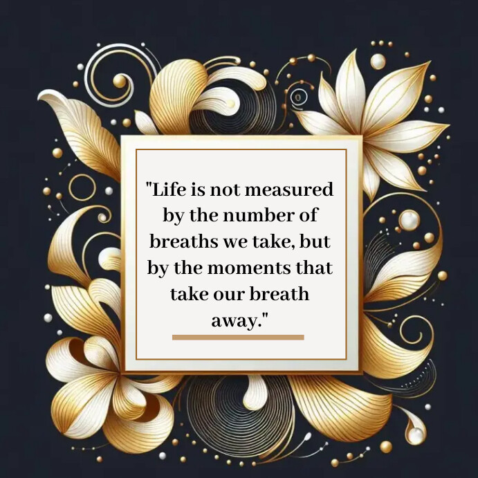 Life Quote Design Life Quote Template | PosterMyWall