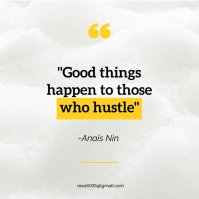 life quote Cuadrado (1:1) template