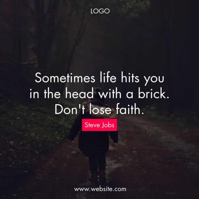 Life Quote Template | PosterMyWall