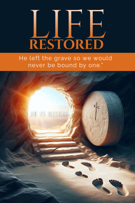 Life restored Template | PosterMyWall