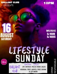 Lifestyle Sunday Flyer (US Letter) template
