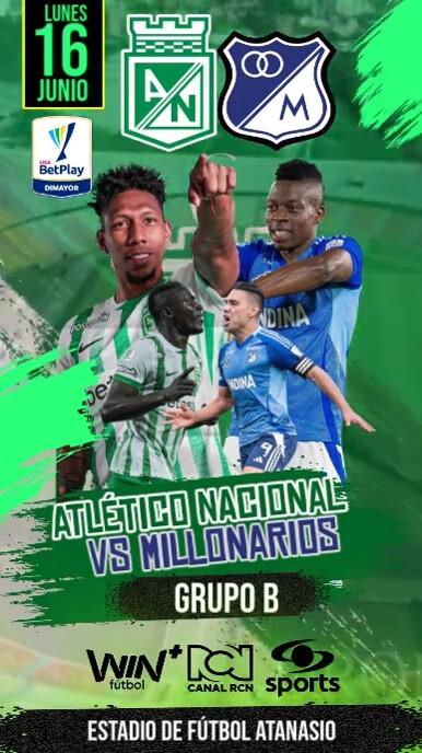 Liga betplay fecha 5 Instagram Reel template