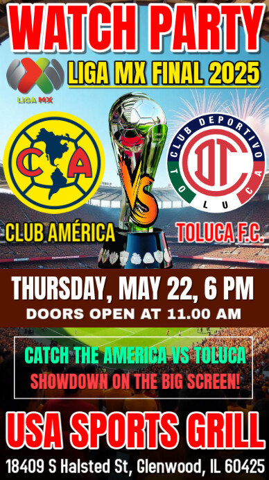 Liga MX Final 2025 América vs Toluca – The Final Clash Template ...